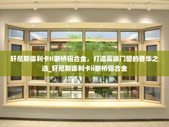轩尼斯德利卡II断桥铝合金，打造高端门窗的奢华之选_轩尼斯德利卡ii断桥铝合金