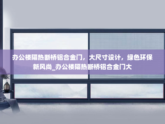 办公楼隔热断桥铝合金门，大尺寸设计，绿色环保新风尚_办公楼隔热断桥铝合金门大